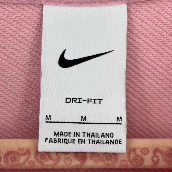Nike Just Do It Cropped Sweatshirt Pink Size Medium - Picture 2 of 5